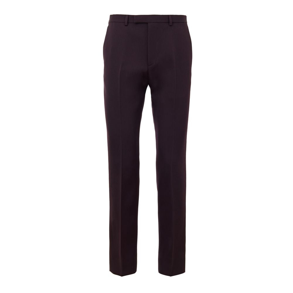 Bordeaux Wool Dress Pants