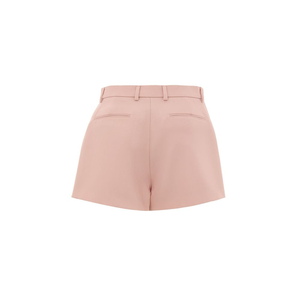Pink Wool Shorts