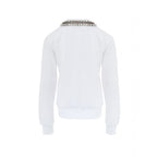 White Cotton Sweatshirt