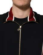 Black DG King Full Zip Sweatshirt  Sweater
