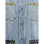 Blue Cotton Denim Jacket