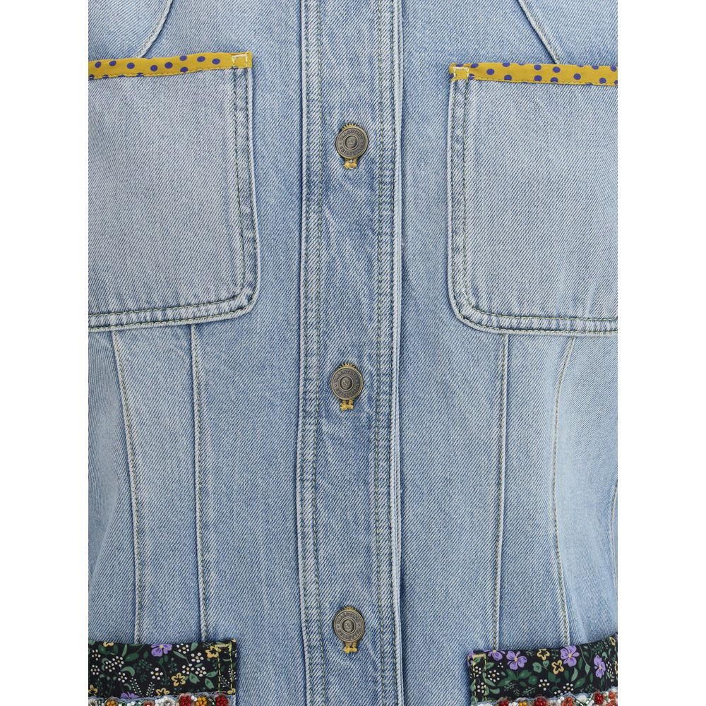Blue Cotton Denim Jacket