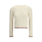 Beige Fleece Wool Sweatshirt