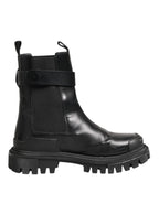Black Gold DG Logo Trekking Calf Boots Shoes