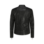 Black Lamb Ovis Aries Aries Leather Jacket