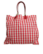 Red I Love Pizza Rhinestone Embellished Tote Bag