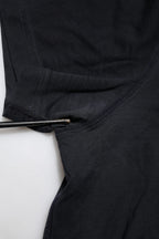 Dark Blue Logo Plaque Cotton Crewneck T-shirt