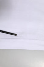 White Logo Crew Neck Short Sleeves T-shirt