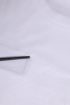 White Logo Crew Neck Short Sleeves T-shirt