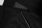 Black Nylon Leggings Stretch Pants