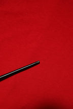 Red Casual Crew Neck Short Sleeve Top T-shirt