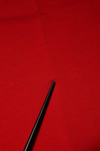 Red Cotton Short Sleeves Crew Neck Top T-shirt