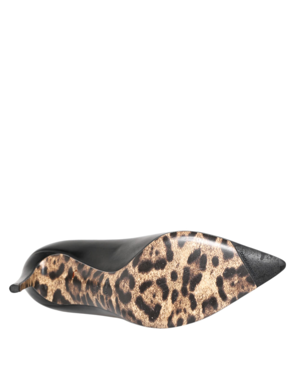 Black Calf Leather Stiletto Heels Pumps Shoes