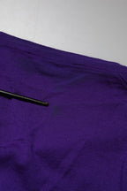 Purple Wool Knit V-neck Cardigan Sweater