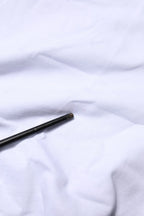 White Cotton Goodluck 2023 Crew Neck T-shirt