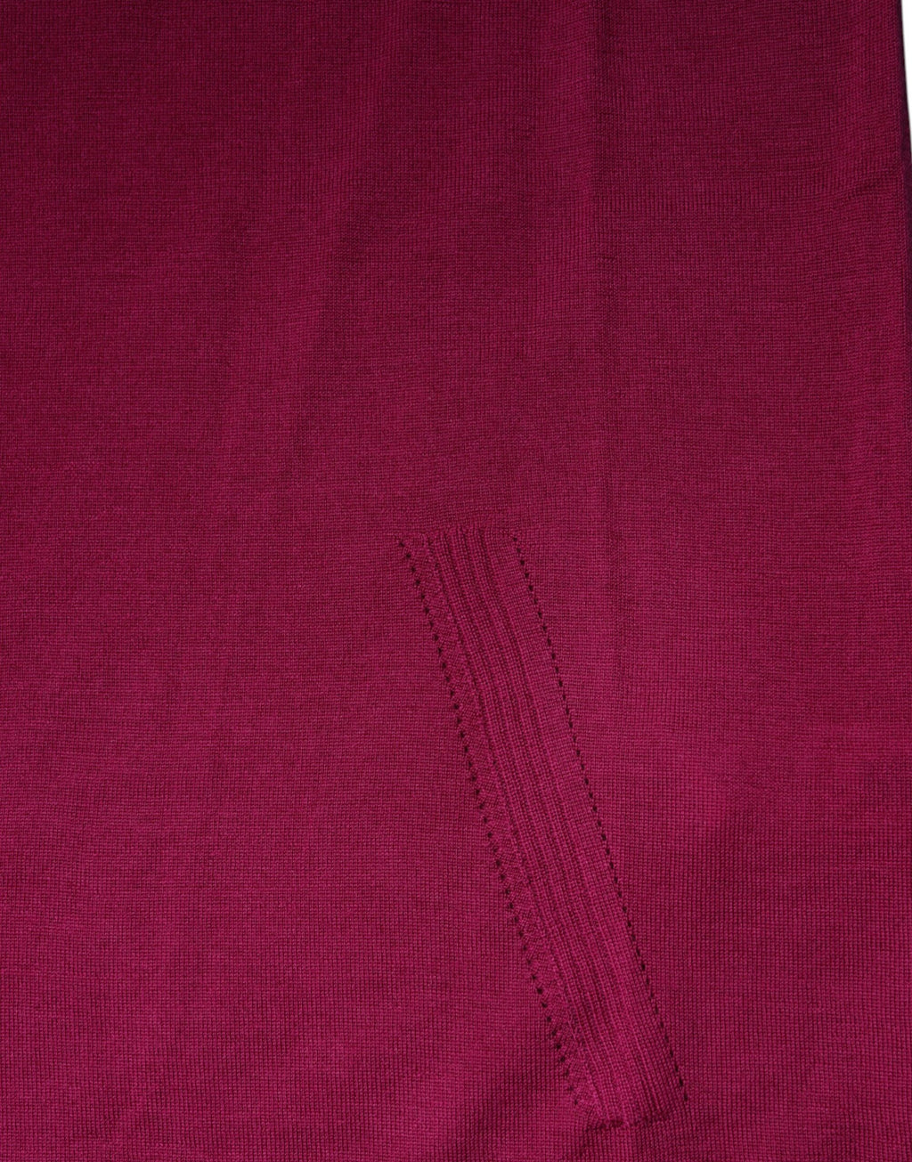 Fuchsia Wool Long Sleeves Turtleneck Sweater