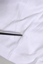 White Short Sleeves DG Logo Print Top T-shirt