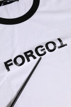 White Cotton Crew Neck Cropped Top T-shirt