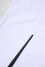 White Cotton Goodluck 2023 Crew Neck T-shirt