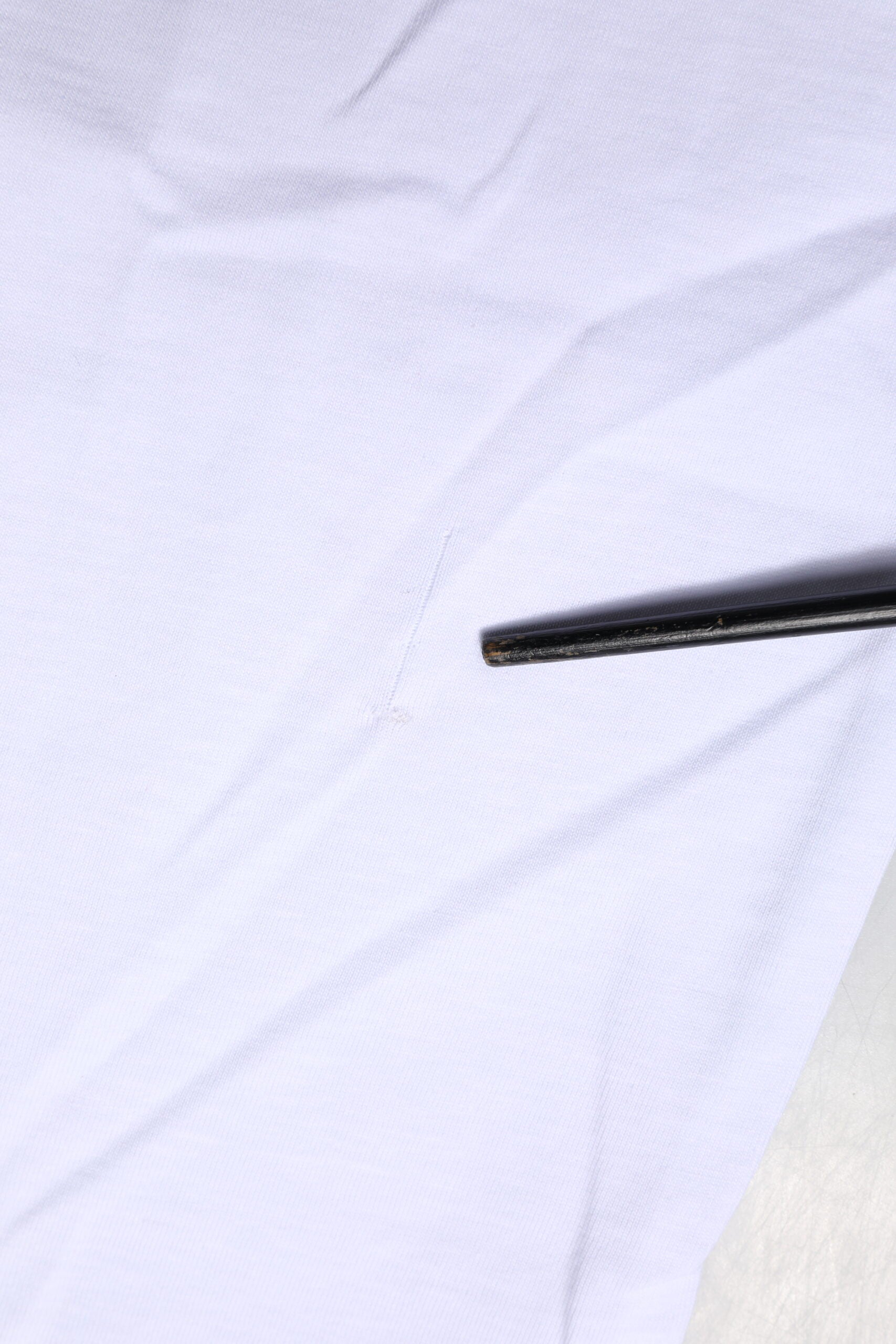 White Cotton Goodluck 2023 Crew Neck T-shirt