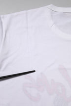 White DG Loves Moscow Cotton Crew Neck T-shirt