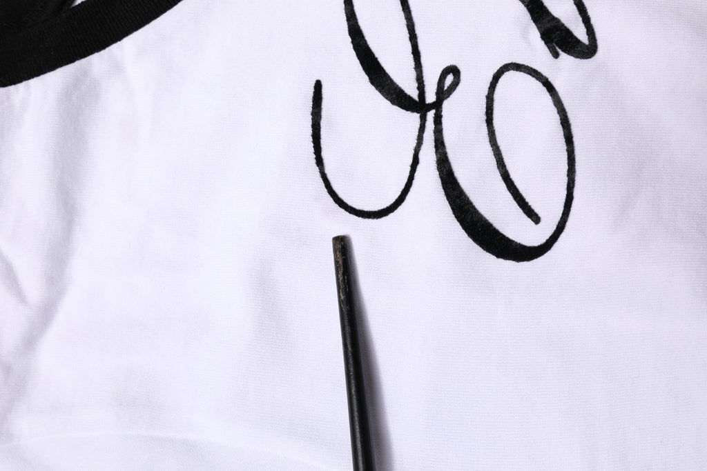 White Eleganza Cotton Crew Neck Tee T-shirt