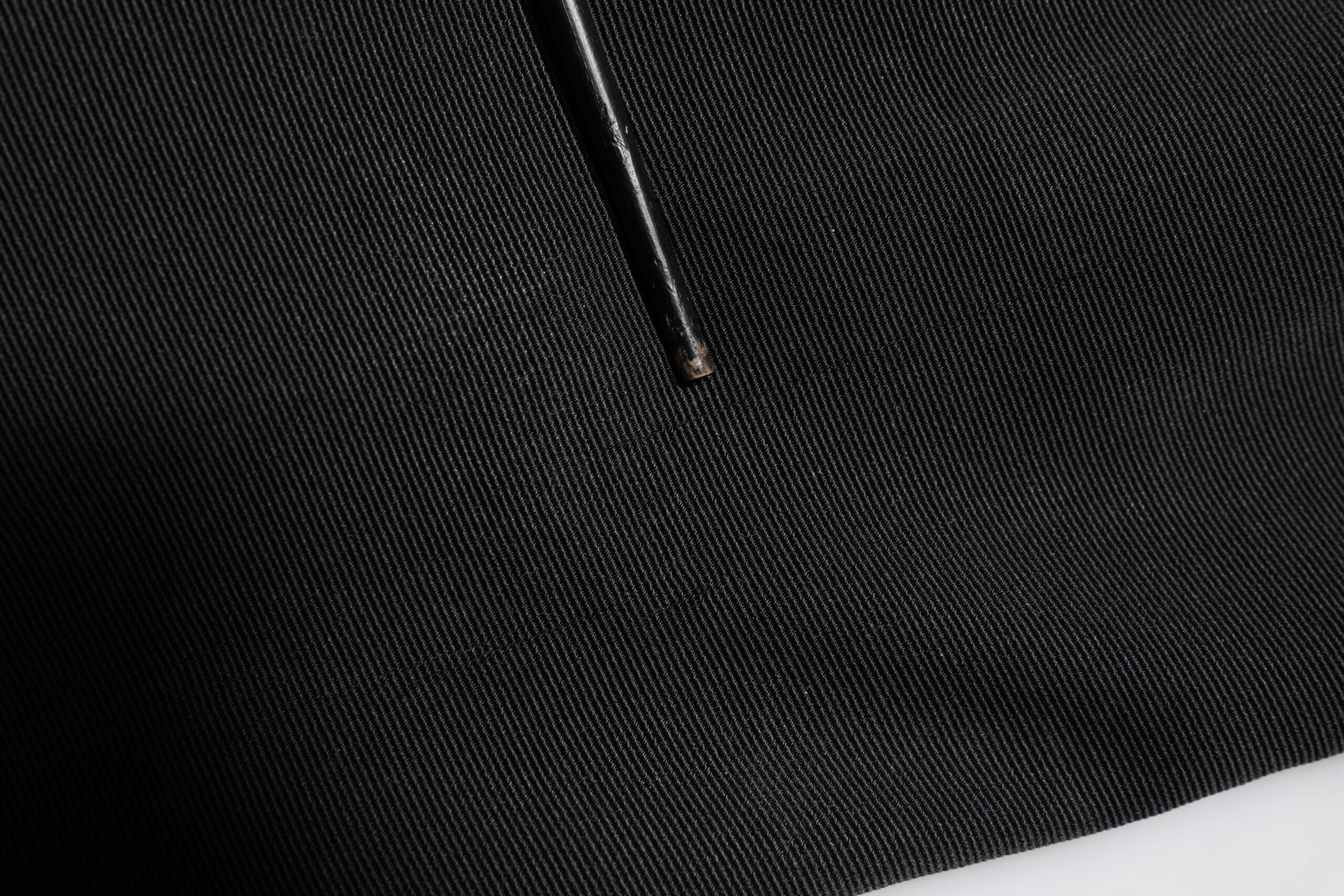 Black Acetate HighWaist Tapered Trouser Pants