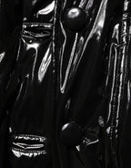 Polyester Black Quilted Puffer Coat  Jacket