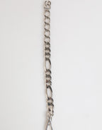 Silver Tone Brass Chain Lobster Clasp DG Logo Bracelet