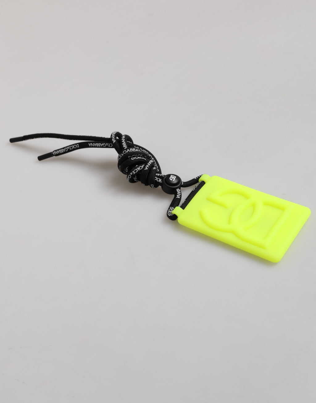 Yellow Green Rubber DG Embossed Adjustable Badge Holder