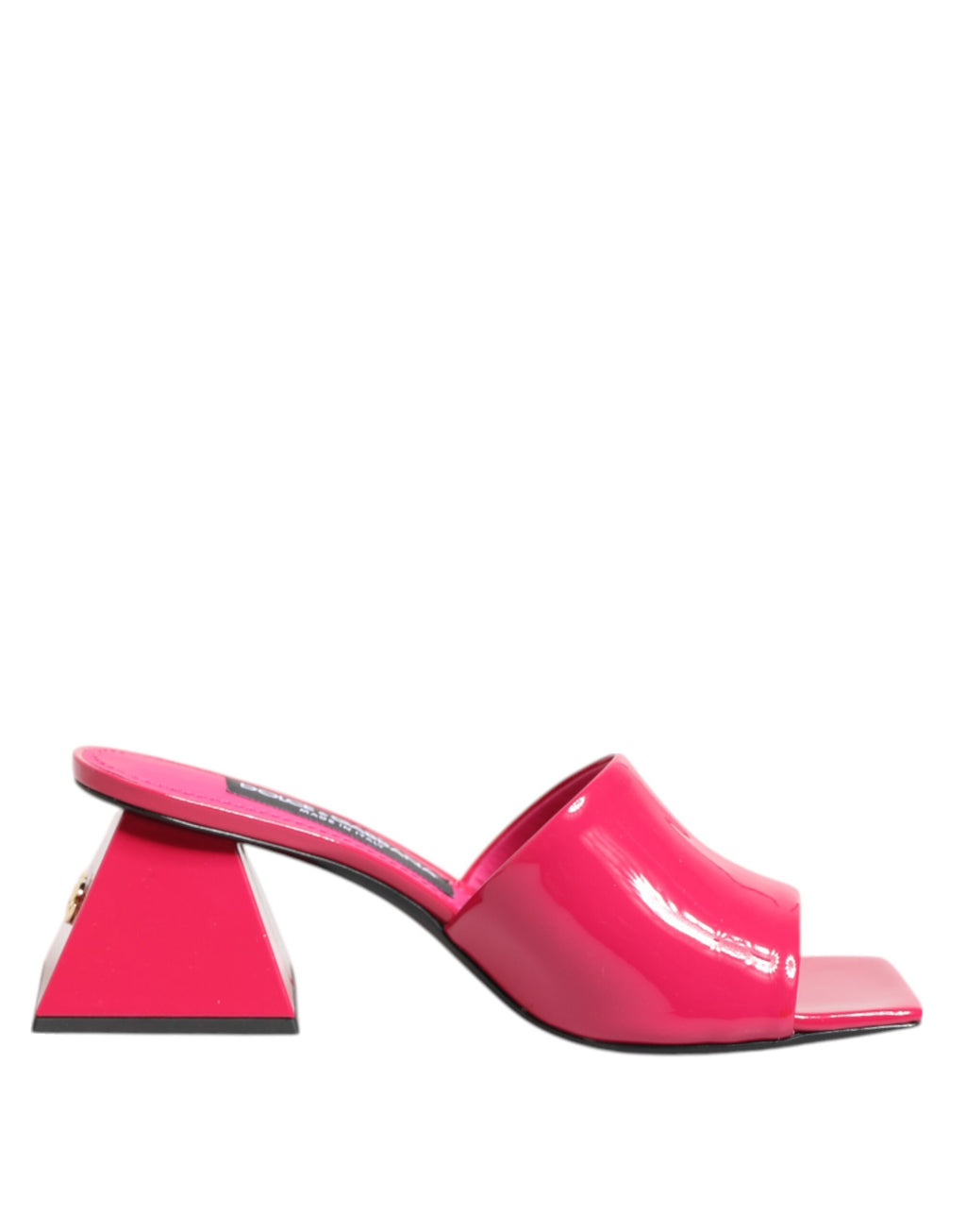 Pink Open Toe Block Heel Mules Sandals Shoes