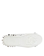 White Portofino Studded Men Sneakers Shoes