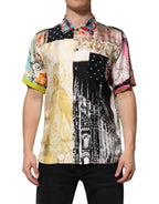 Multicolor Printed Button Down Casual Shirt