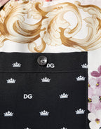 Multicolor Printed Button Down Casual Shirt