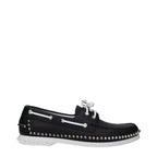 Black Leather Slip-On Loafers