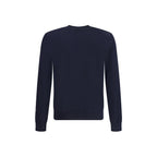 Blue Fleece Wool Sweatshirt