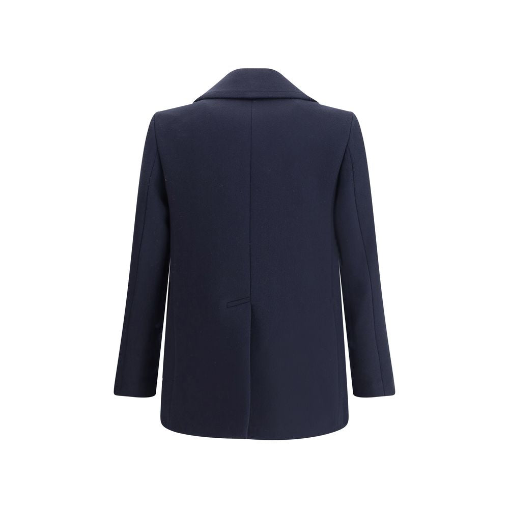 Blue Wool Coat