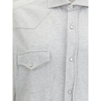 Gray Denim Shirt