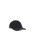 Black Wool Cap (Baseball Hat)