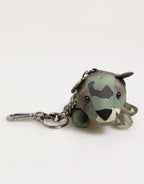 Multicolor Camouflage Animal Silhouette Keychain Keyring