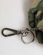 Multicolor Camouflage Animal Silhouette Keychain Keyring