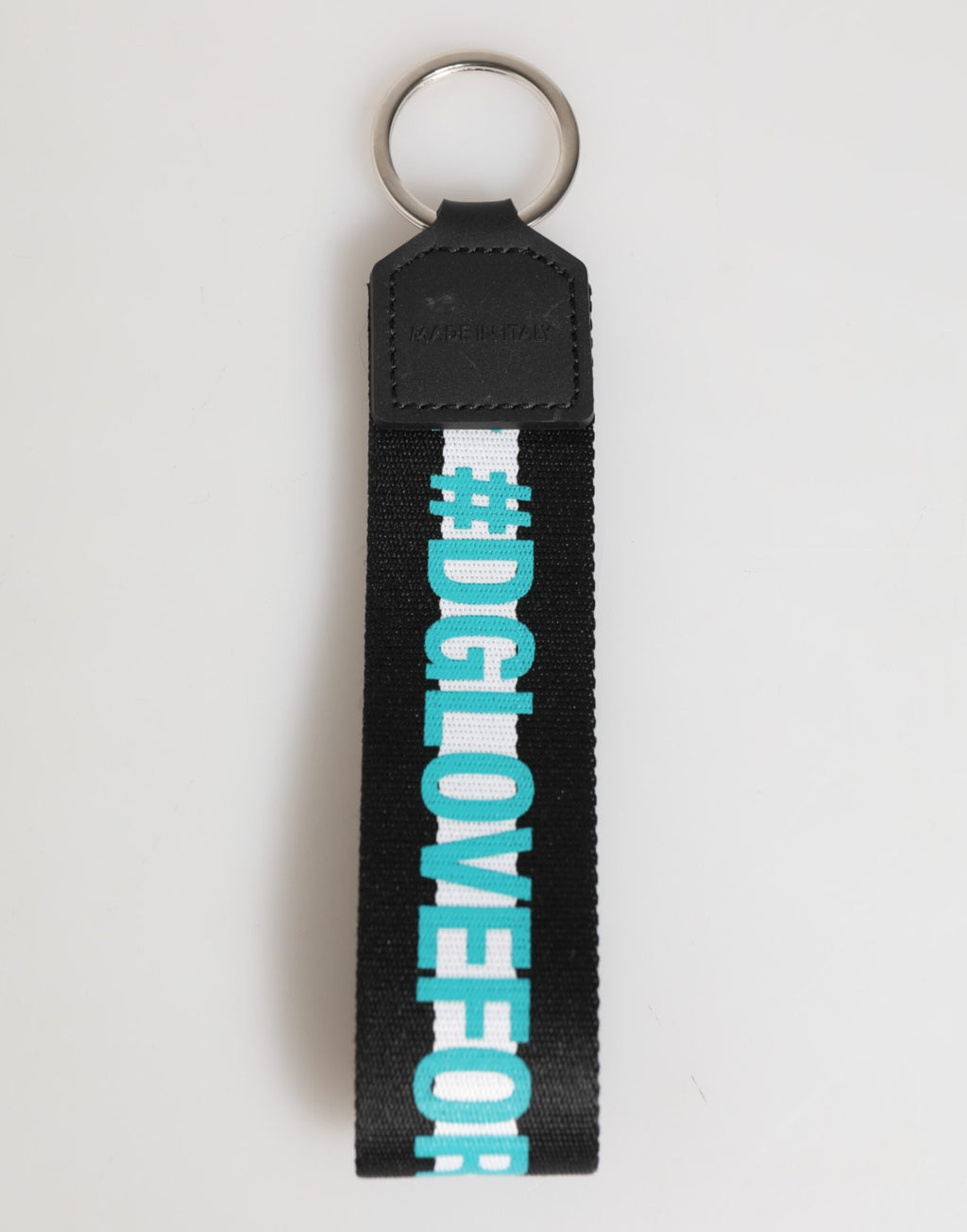 Multicolor Logo Polyester Brass Holder Keychain Keyring