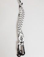 Multicolor Polyester Tape String DG Logo Keychain Keyring