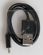 Black Leather Embossed Exotic 3000mAh  Power Bank Charger USB