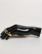 Gold Tone Brass JAZZ Letter Set 4 Pieces Adjustable Ring