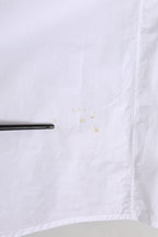 White Cotton Crown Collar GOLD Formal Shirt