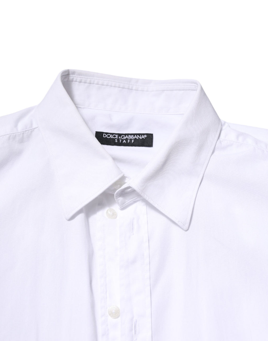White Cotton STAFF Long Sleeves Forma Shirt