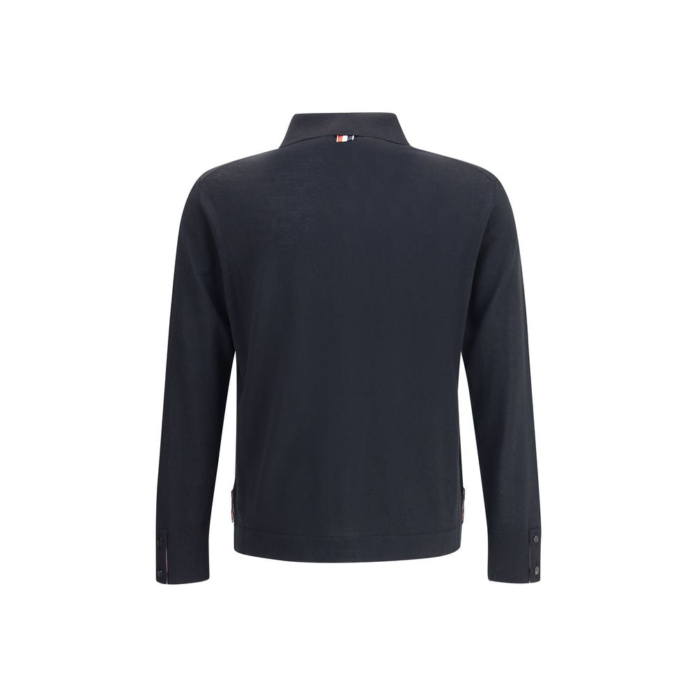 Black Fleece Wool Sweatshirt