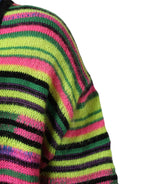 Multicolor DG Logo V-Neck Knit Pullover Sweater