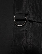 Black Cotton Embroidered DG Logo Pocket T-shirt